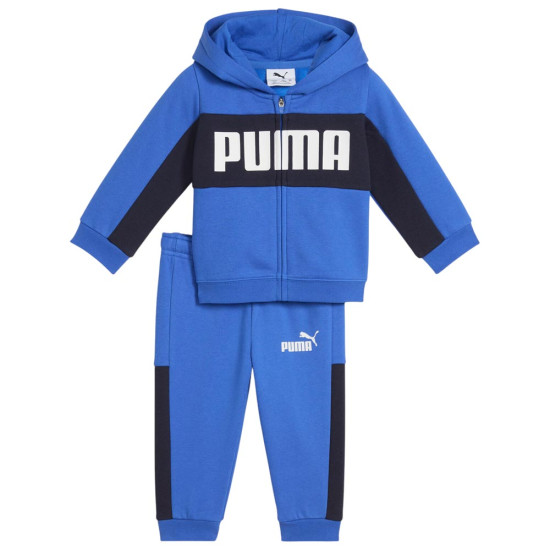 Puma Βρεφικές φόρμες σετ Minicats Essentials Block Hooded Full-Zip Fleece Set Puma Βρεφικές φόρμες σετ Minicats Essentials Block Hooded Full-Zip Fleece Set